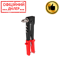 Пістолет заклепувальний ручний, діаметр заклепки 3.2; 4; 4.8 мм (з поворотом на 90°) INTERTOOL RT-0002 STP