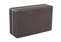 Блок для йоги Asana Brick Large Bodhi черный 22.6x14x7.6 см