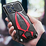 Чохол для телефонуLuphie. для iPhone 13 Pro Max чорний + червоний (Алюмінієвий бампер), фото 2