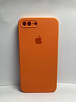 Чохол  Iphone 7+/8+ Silicone Case full camera УЦІНКА orange 76796