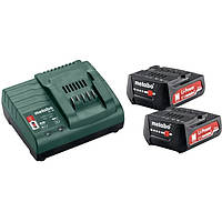 Комплект акумуляторів Metabo (Li-Power 12 В, 2 А*год, 2 шт.) + зарядний пристрій SC 30 (685300000). Оригінал