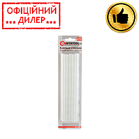 Комплект стрижнів клейових флуоресцентних 7,4 мм*200мм, 12 шт. INTERTOOL RT-1040 YLP