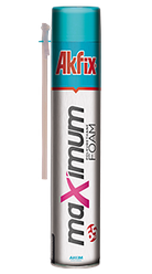 Піна монтажна поліуретанова MAXIMUM 65л 850мл Akfix Туреччина