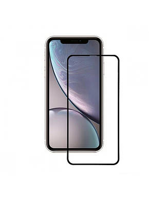 Захисне скло 5D Glass Iphone XR/Iphone 11 Black, Захисне скло для айфон 11 і XR, фото 2
