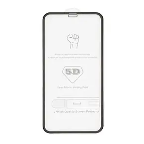 Захисне скло 5D Glass Iphone XR/Iphone 11 Black, Захисне скло для айфон 11 і XR, фото 3