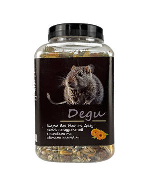 Корм Буся, Degu, Натуральный корм для кормления белок дегу, для ежедневного кормления 550 гр, фото 1