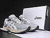 Чоловічі жіночі кросівки Asics Gel-Kahana 8 gray Взуття Асикс Кахана світло-сірі підліткові, фото 3