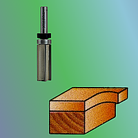Фреза кромочная прямая с 4-мя ножами по дереву 35016-4 D 16 мм