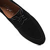 Туфлі чоловічі чорні замшеві на шнурках Zlett 39, фото 7