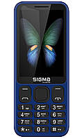 Мобільний телефон Sigma mobile X-style 351 Lider, Blue, 2 Micro-SIM + Nano-SIM, дисплей 3.5' кольоровий