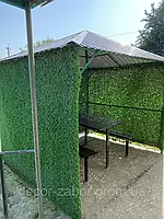 Декоративное ограждение Зеленый забор Искусственная зеленая сетка ограждение 1, 5х10м