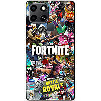 Силіконовий чохол бампер для Infinix Smart 6 з картинкою Fortnite Фортнайт