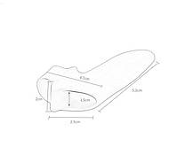Фіксатор для пальця ноги. Подвійний гельовий фіксатор. Коректори для кісточки великого пальця, фото 7
