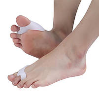 Фіксатор для пальця ноги. Подвійний гельовий фіксатор. Коректори для кісточки великого пальця, фото 2