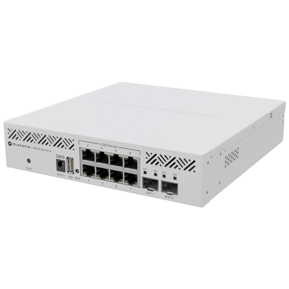 8-портовий комутатор MikroTik MikroTik CRS310-8G+2S+IN
