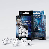 Набір кубиків Classic RPG White & black Dice Set (7)