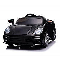 Электромобиль Porsche Boxster детский (мотор 18W, аккумулятор 6V4,5AH, MP3, USB, LED) KD5088-1 Черный