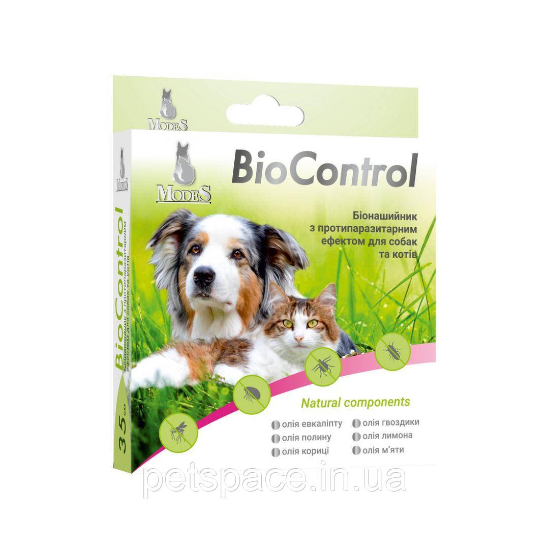 Біонашийник Modes BioControl (Модес з протипаразитарним ефектом для собак та котів) 35см