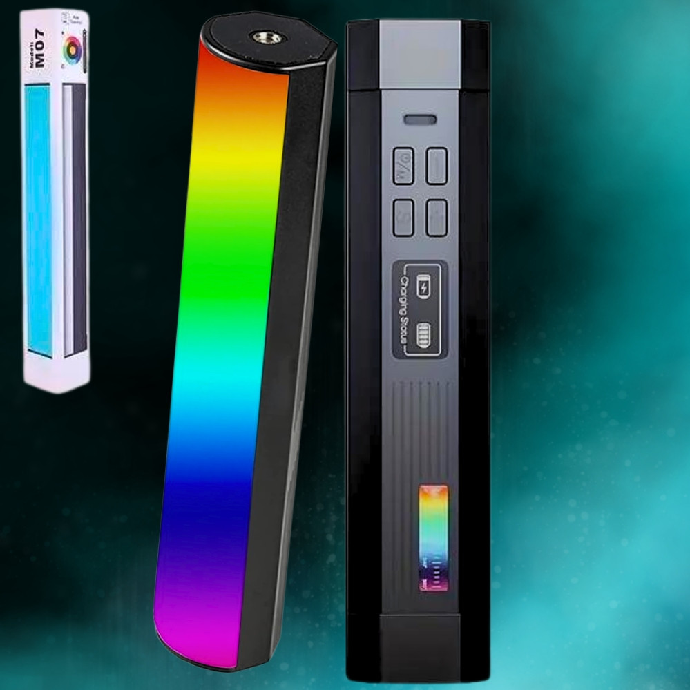 Акумуляторне Led відеосвітло RGB Stick M07 світлодіодна бездротова лампа палиця для фото та відео, фото 1