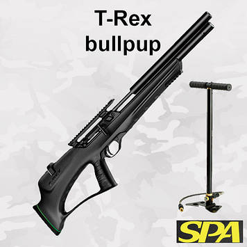 Пневматична гвинтівка PCP Snowpeak SPA T-Rex Bullpup з насосом