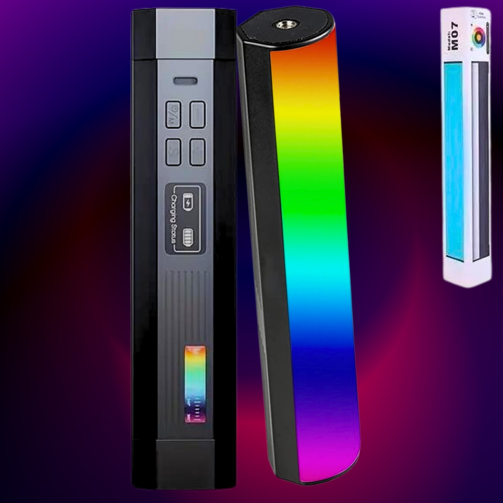 Бездротове Led відеосвітло RGB Stick M07 світлодіодна акумуляторна лампа палиця для фото та відео
