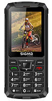 Мобільний телефон Sigma mobile X-treme PR68 Black, 2 Mini-SIM, 2.8' (240x320), microSD (max 32Gb), Cam 0,3 Mp,