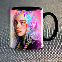 Чашка Fan Girl Billie Eilish Билли Айлиш New (14534) 330 мл Разноцветный FV, код: 7588251