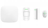 Комплект охоронної системи Ajax StarterKit 2, White, GSM 3G/Ethernet/WiFi (000023480)