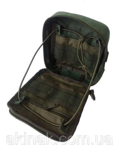 Подсумок EDC органайзер тактический Akinak 16х14см MOLLE - фото 2 - id-p1125277962