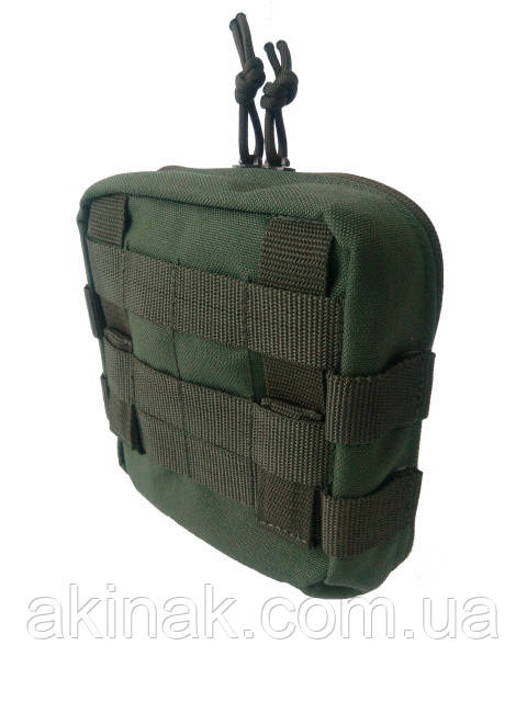 Подсумок EDC органайзер тактический Akinak 16х14см MOLLE - фото 3 - id-p1125277962