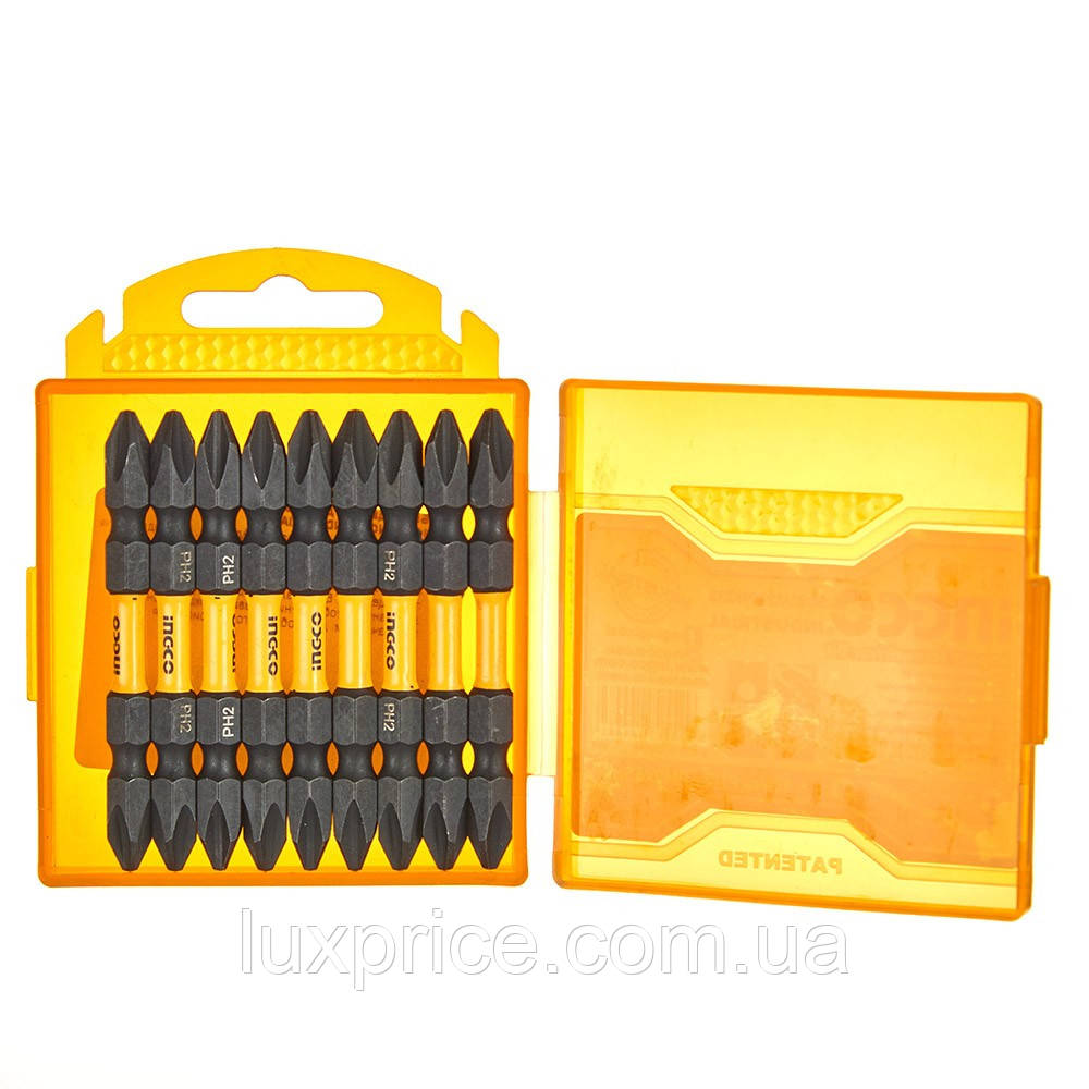Біти ударні 2-х сторін. INGCO SDBIM21PH233 10шт SDBIM21PH233    Luxprice, фото 1