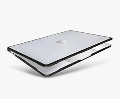 Захисний чохол EGYAL з TPU для MacBook Air M2 13.6 A2681 A3113, Black + Плівка + накладки на клавіатуру