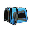 Сумка для перенесення котів та собак 45x25x26 см CosmoPet CP-13 Blue, фото 5