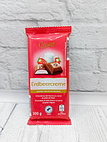 Шоколад Choceur Erdbeercreme молочный с начинкой из сливок со вкусом клубники 100 г Германия