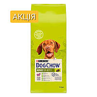 Сухий корм для дорослих собак всіх порід Dog Chow Adult Lamb 14 кг (ягня) / Дог Чау для собак