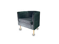 М'яке крісло для відпочинку Halmar Clubby 580х660х640 зелений велюр