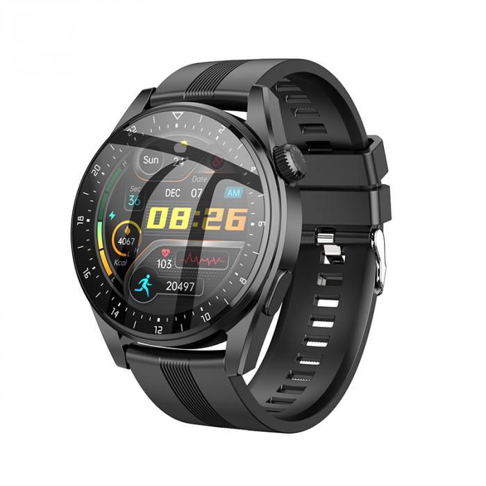 Розумний смарт-годинник Hoco Y9 | Smart Sports Watch | Наручний смарт-годинник з функцією прийому дзвінків | Black |