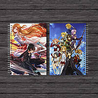Скетчбук Майстра Меча онлайн Асуна та Кіріто — Sword Art Online (8435) Fan Girl SC, код: 7926003
