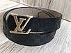 Ремінь жіночий Louis Vuitton Space Black Луї Вітон, фото 2