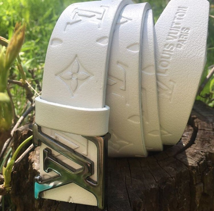 Ремень Женский Кожаный Пояс Луи Витон, Белый — Купить на BIGL.UA ᐉ ...