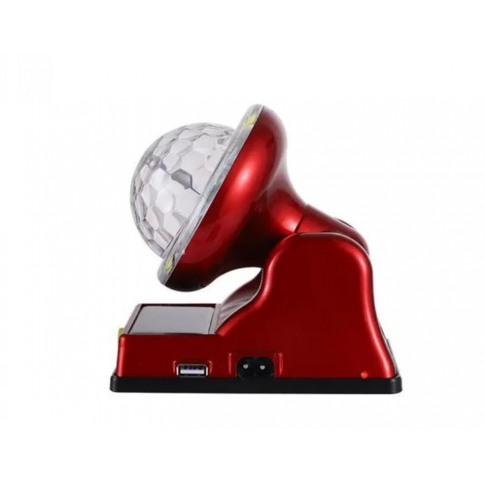 Новинка! Диско шар на солнечной батарее Multifunctional Table Lamp 3888 аккумулятоная 6 светодиодов RGB - фото 3 - id-p2133905023