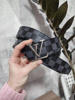 Ремень кожаный Louis Vuitton brown луи витон