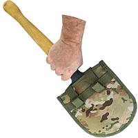 Саперка, універсальна саперна лопата в підсумку-MOLLE піксель
