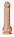 Фалоїмітатор великий 26 см діаметр 5,5 см із мошокою на присоску BAILE — Beautiful Bergrisi, новинка 2024, фото 3