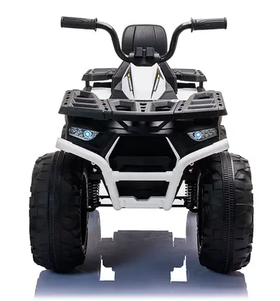 Квадроцикл електромобіль дитячий (2 мотори по 35W, акум 12V 7Ah, MP3, USB, EVA) CJ333 Білий, фото 2