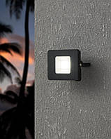 Настенный уличный светильник металлический светодиодный 5000K холодный цвет свечения черный 13x9.5х3 см