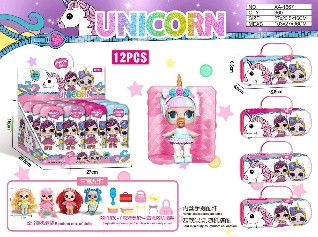 Лялька Лол-сумка LOL Unicorn, ЦЕНА ЗА 1ШТ, В ПЗ. 12ШТ, 16*6 см