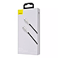 Кабель Baseus Type-C - Type-C 100W 1метр Cafule Metal Black CATJK-C01, фото 3
