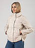 Куртка жіноча бежева коротка демісезонна Vivilona M, фото 2