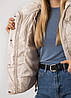 Куртка жіноча бежева коротка демісезонна Vivilona M, фото 6
